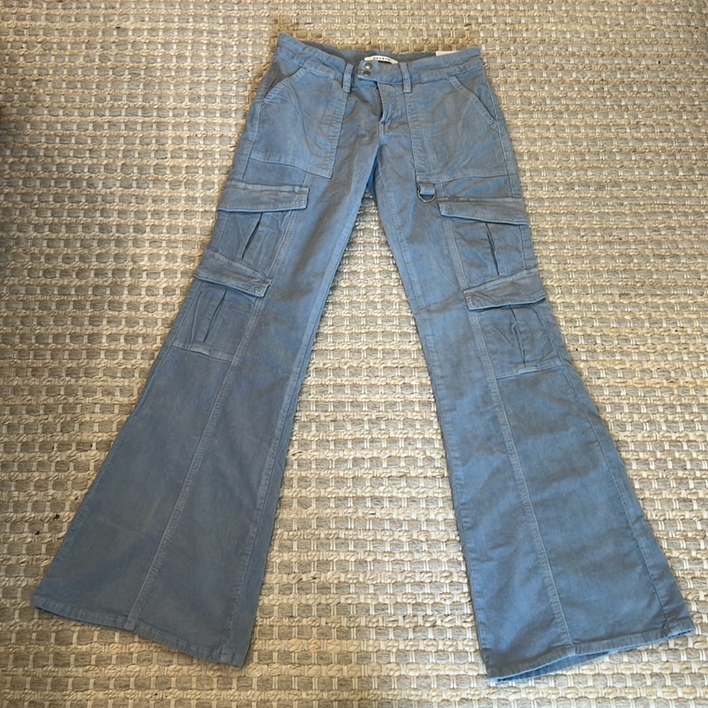 Pacsun light corduroy cargo pants sz 24